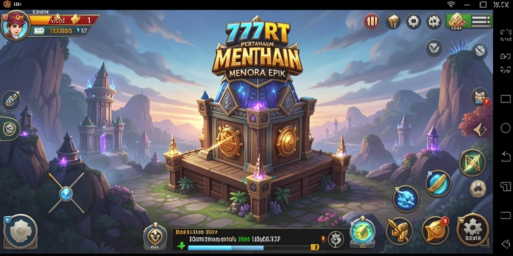 Tangkapan layar dari gameplay Tower Defense yang seru.