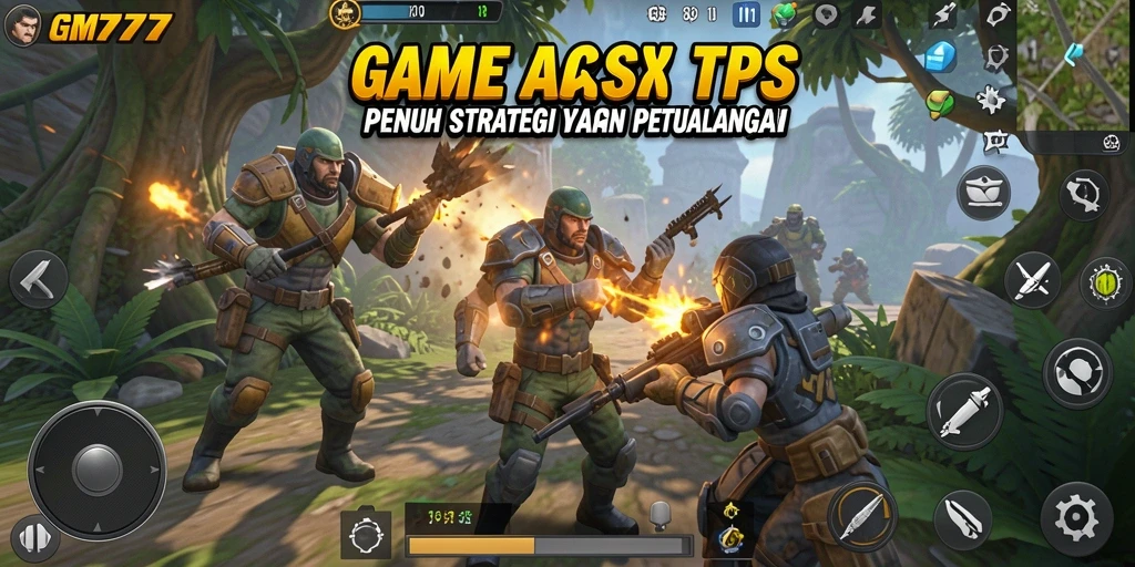 Tangkapan layar gameplay GM777 menampilkan aksi tembak-menembak yang seru.
