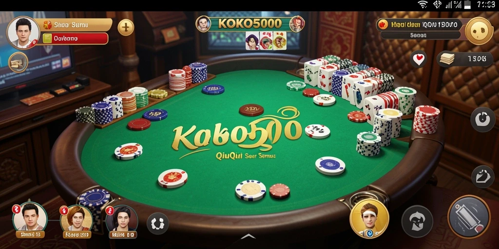 Screenshot gameplay QiuQiu menunjukkan keseruan permainan.