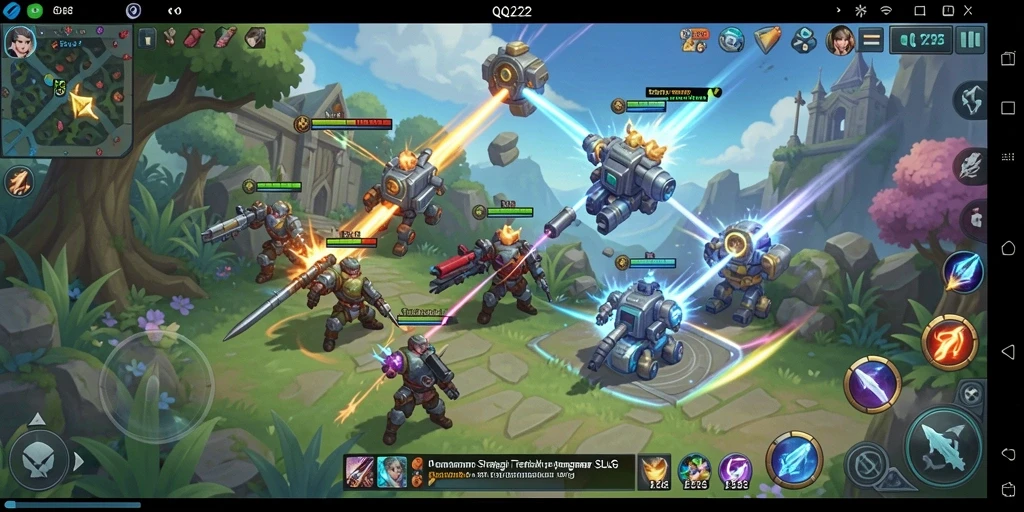 Tampilan gameplay menarik dari QQ222 yang penuh strategi.