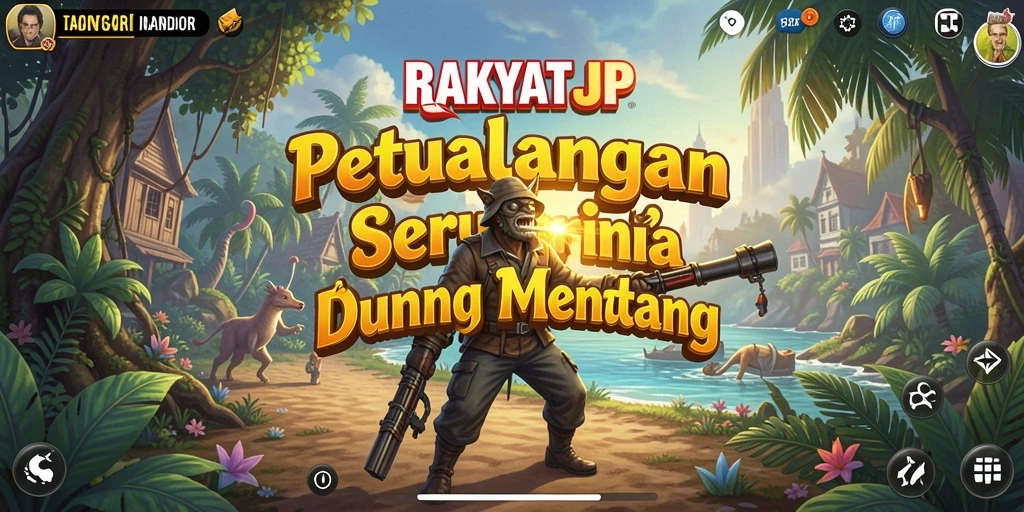 Screenshot dari gameplay RAKYATJP menampilkan aksi petualangan yang mendebarkan.