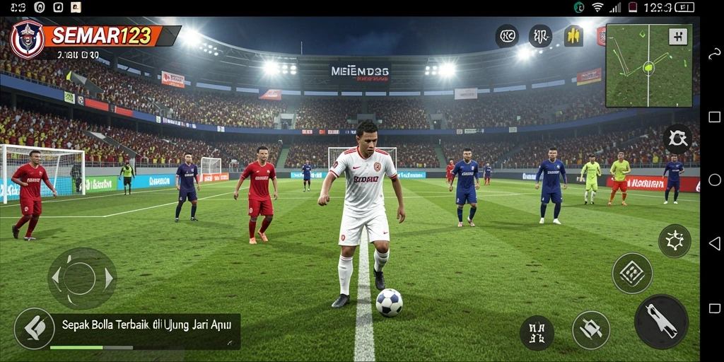 Tampilan gameplay yang menegangkan di SEMAR123 saat bertanding.