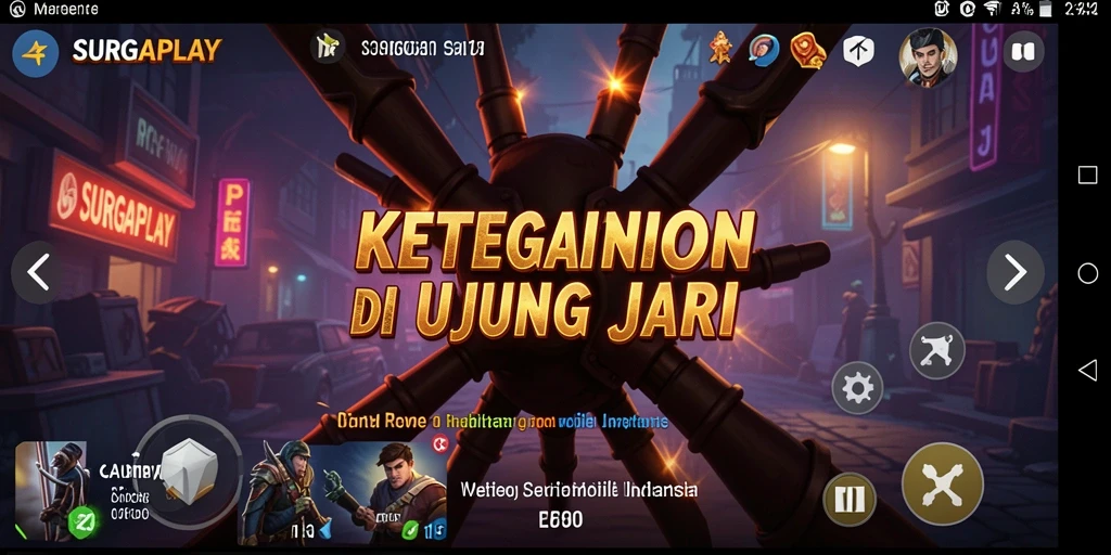 Tampilan gameplay SURGAPLAY yang menakutkan dan mencekam.